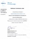 Messoa Authorized Letter